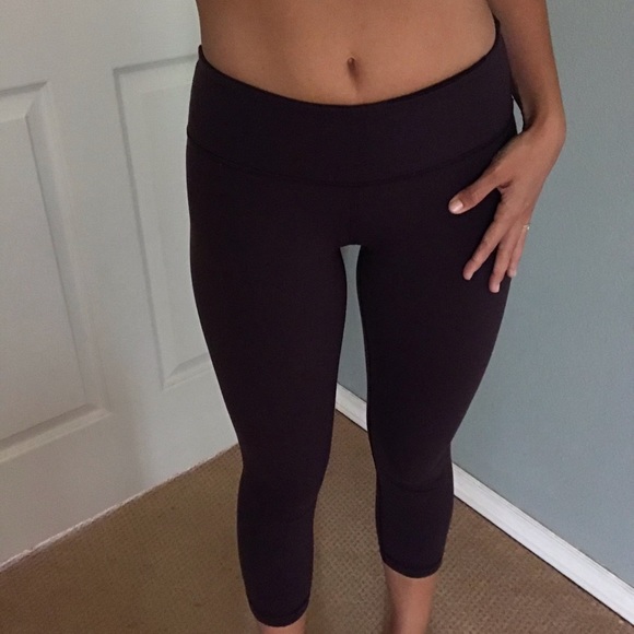 Lululemon Plum Mid-rise Wunder Under Pant - Picture 2 of 3